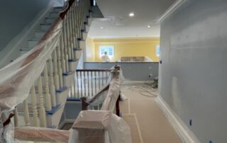 how to live at home during interior painting