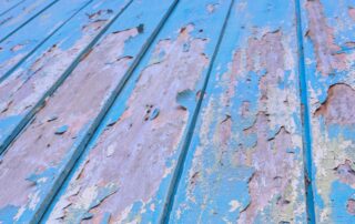 why does deck paint peel
