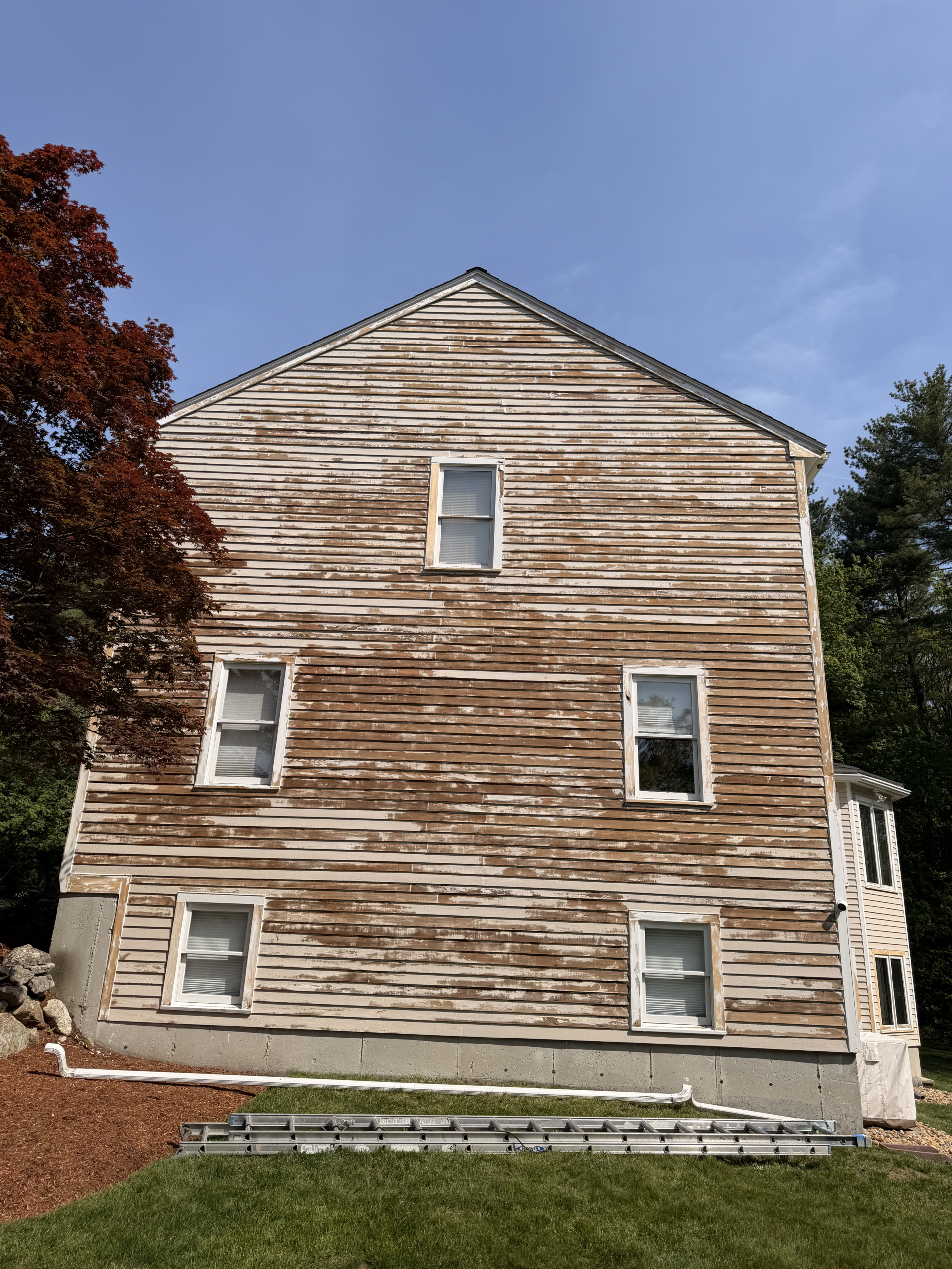 Exterior Painting and Siding Repair with Carpentry Repairs in Bedford, MA Exterior Painting and Siding Repair with Carpentry Repairs in Bedford, MA