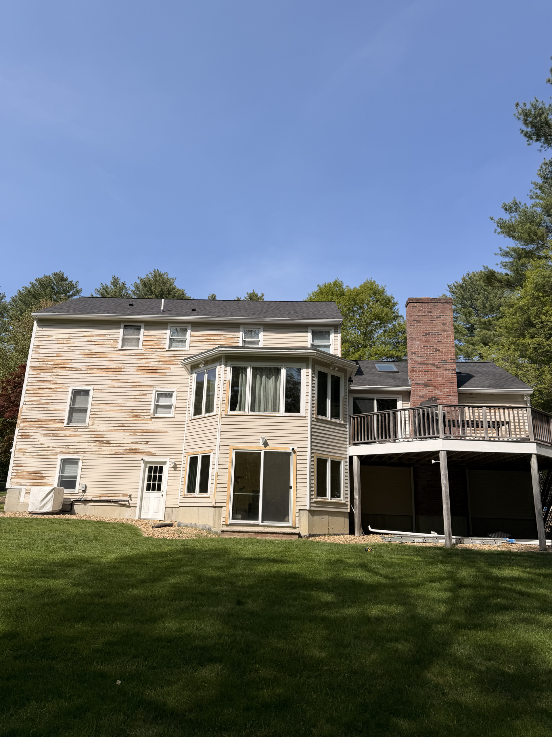 Exterior Painting and Siding Repair with Carpentry Repairs in Bedford, MA Exterior Painting and Siding Repair with Carpentry Repairs in Bedford, MA