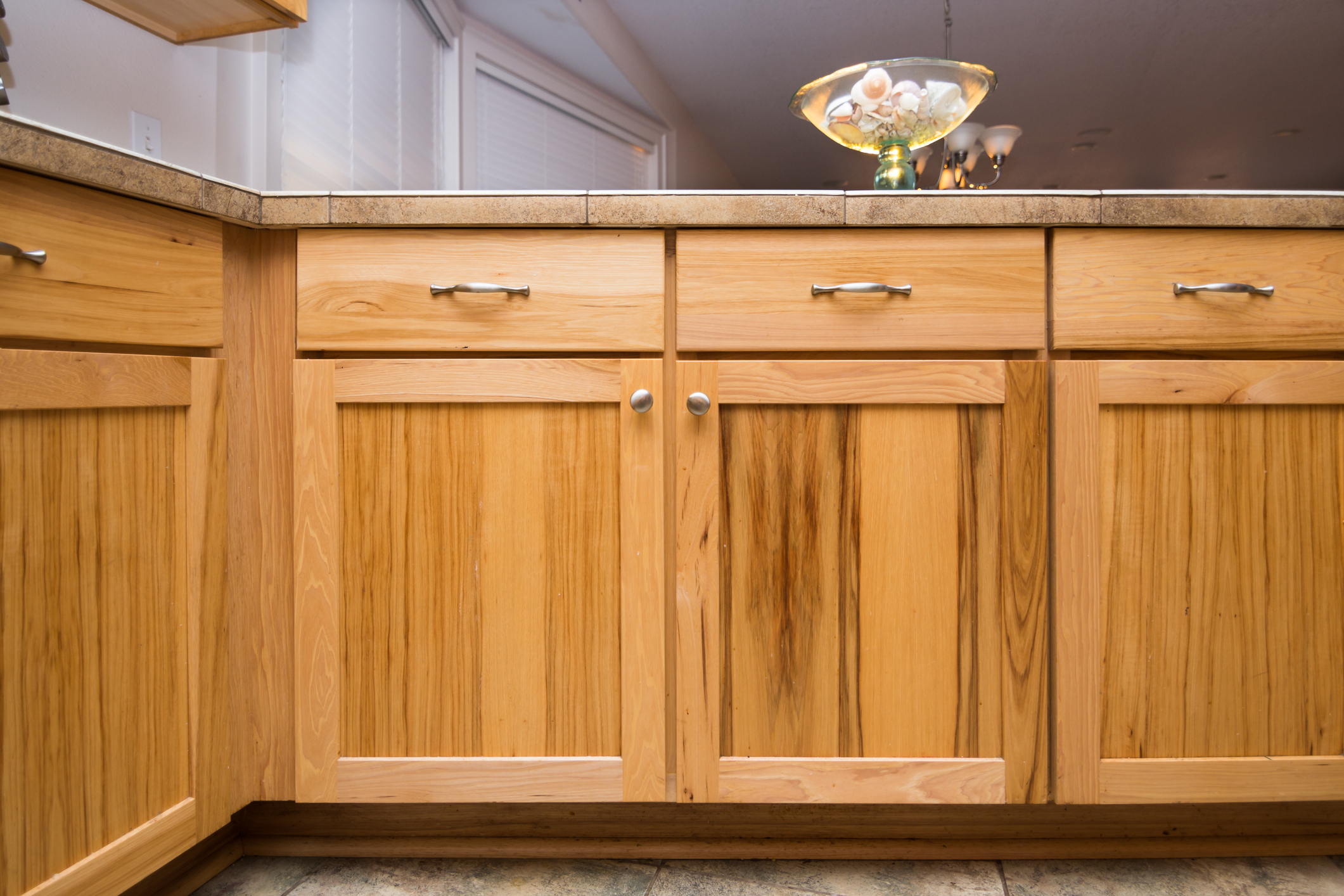 Wood finish cabinets